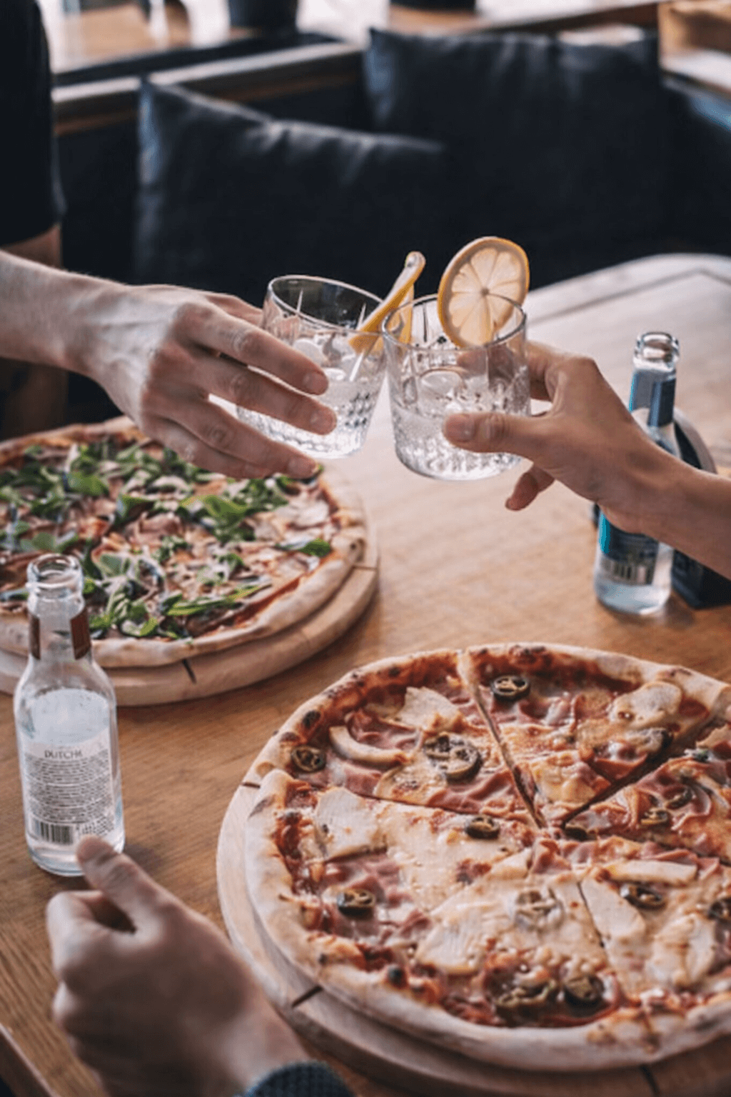 Obrázek limonády s pizzou